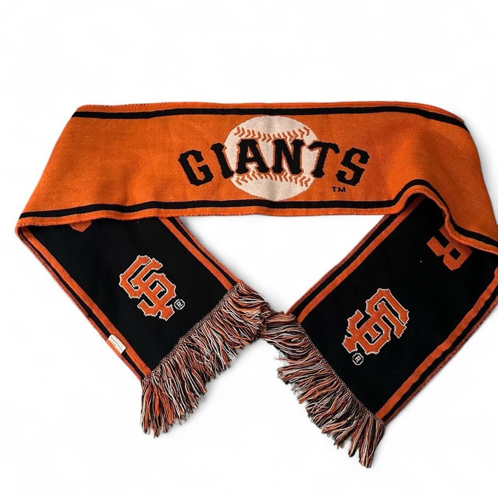 MLB Giants Orange and Black Scarf